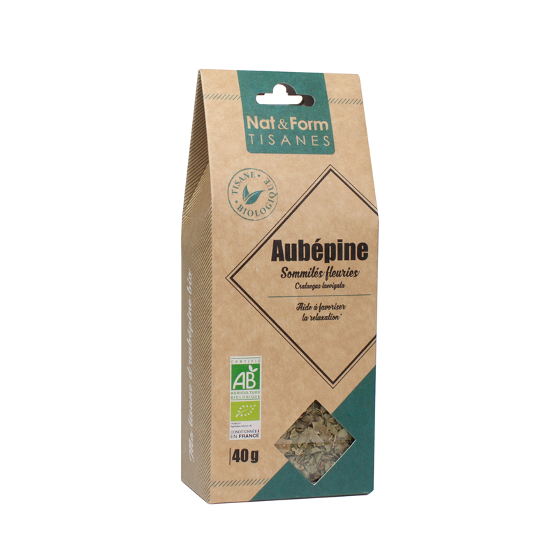 Aubépine bio Complément alimentaire bio et naturel Nat Form